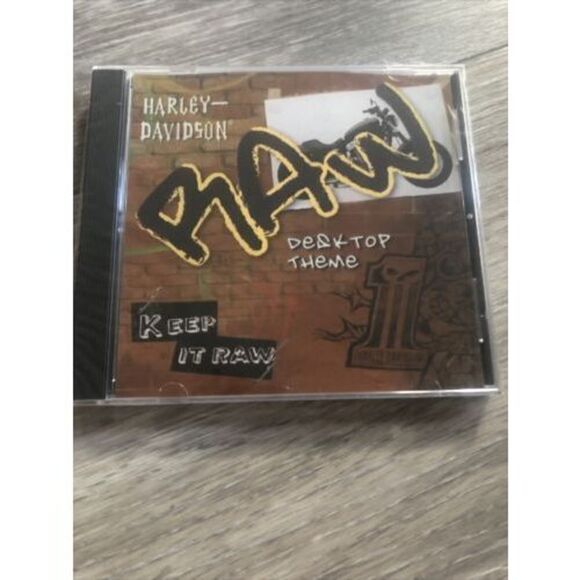 Harley Davidson Raw Desktop Themes Computer- Media. New/ Sealed - Picture 3 of 6